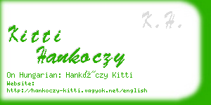 kitti hankoczy business card